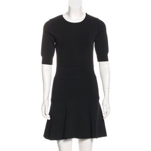 A.L.C. Black fit and flare dress